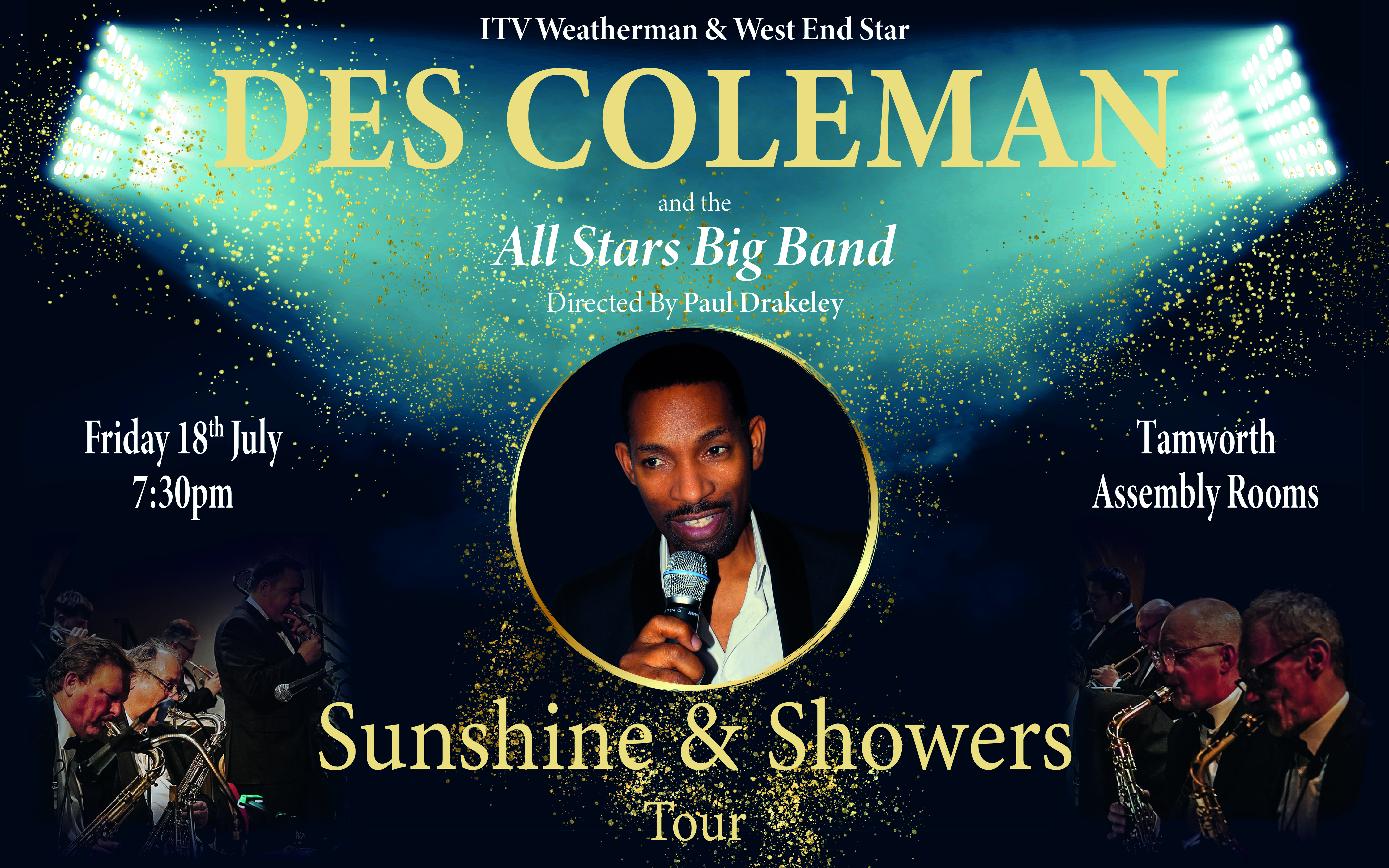 Des Coleman Sunshine and Flowers Tour poster