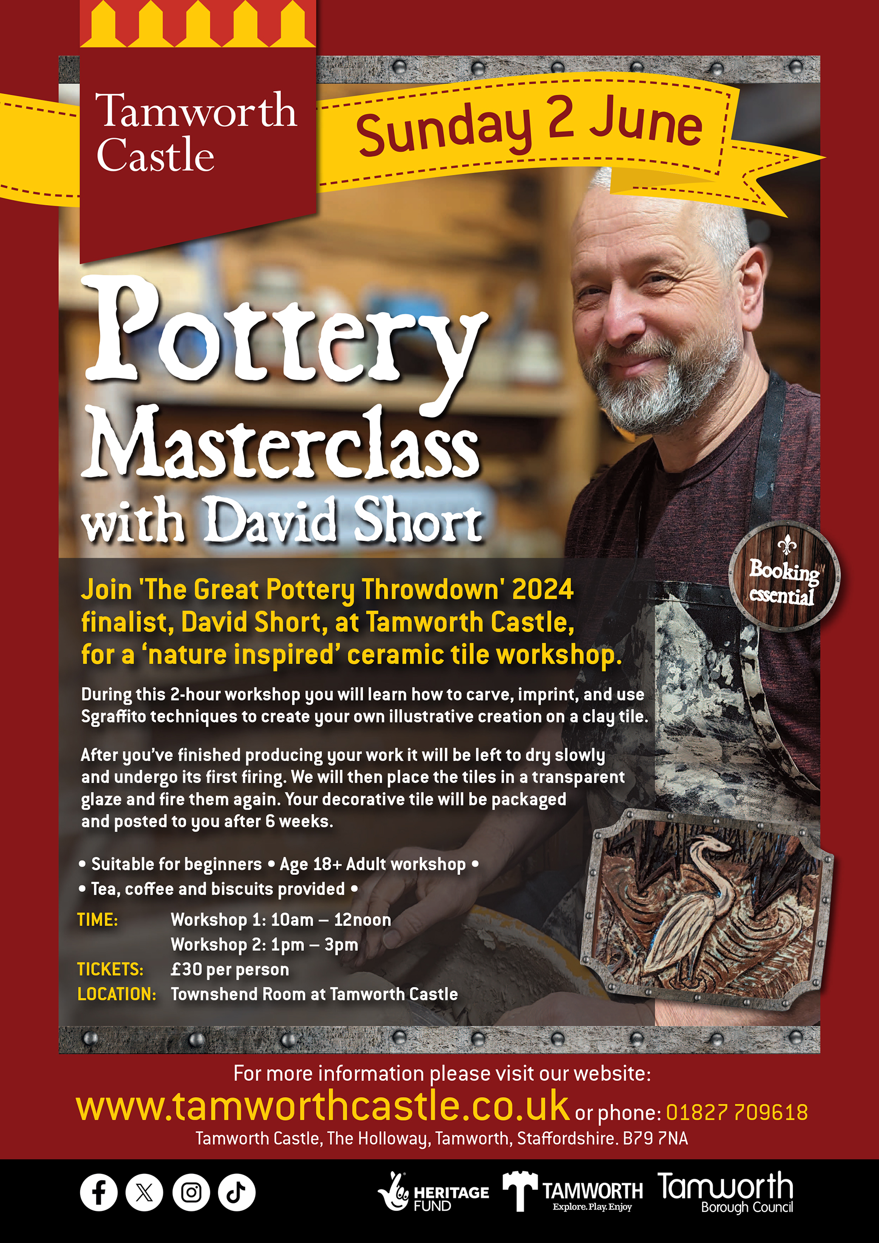 Pottery Masterclass with David Short