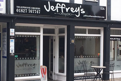 Jeffrey's bakery in Tamworth