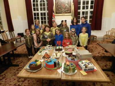 Bake-Off-girlguiding-cubs-Tamworth in Bloom