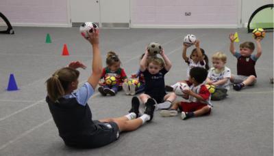 Toddlers given a kick start to new soccer sessions