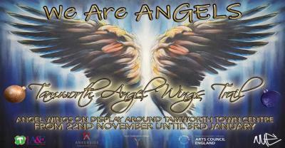 Angel Wings Christmas Festive Trail Tamworth 