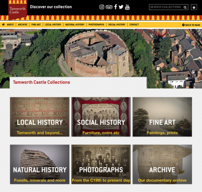 Tamworth castle Collections Website 