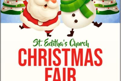 St Editha's Christmas Fair Poster