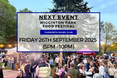 Wiggington park food festival poster 