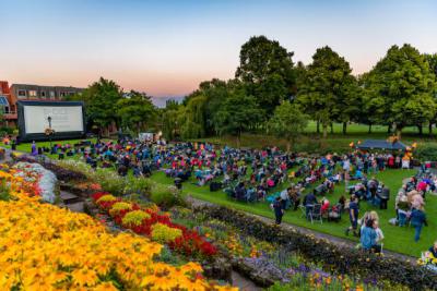 Tamworth Castle grounds Outdoor Cinema 