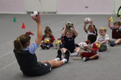 Toddlers given a kick start to new soccer sessions