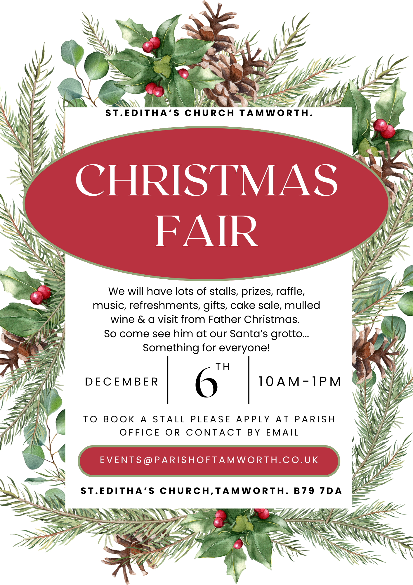 Christmas fair poster