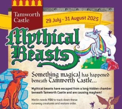 Poster with dragons on