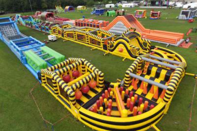 UK’s largest inflatable obstacle course headed for Tamworth this summer – are you ready for a bouncy challenge?