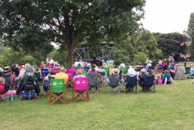 bandstand- outside entertainment